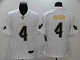Nike Texans 4 Deshaun Watson White 100th Season Vapor Untouchable Limited Jersey,baseball caps,new era cap wholesale,wholesale hats